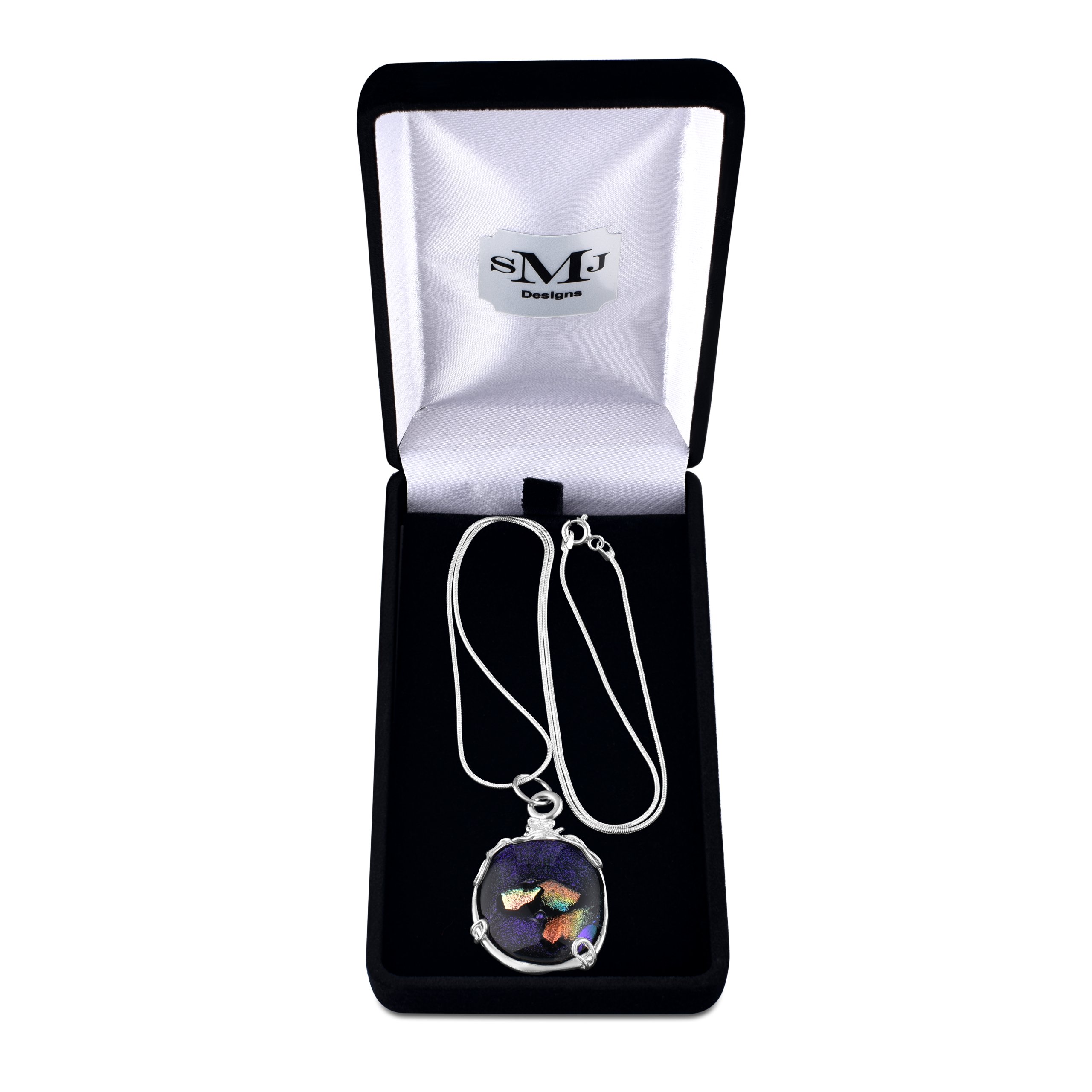 Dichroic Necklace - “Avery”