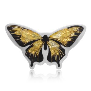 Gold Butterfly Lapel Decor