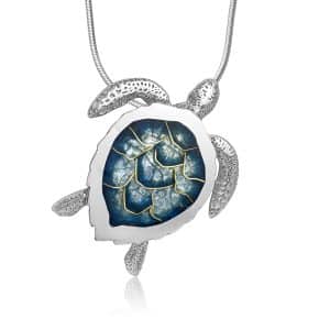 Green Sea Turtle Pendant